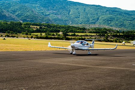 Aircraft at take-off