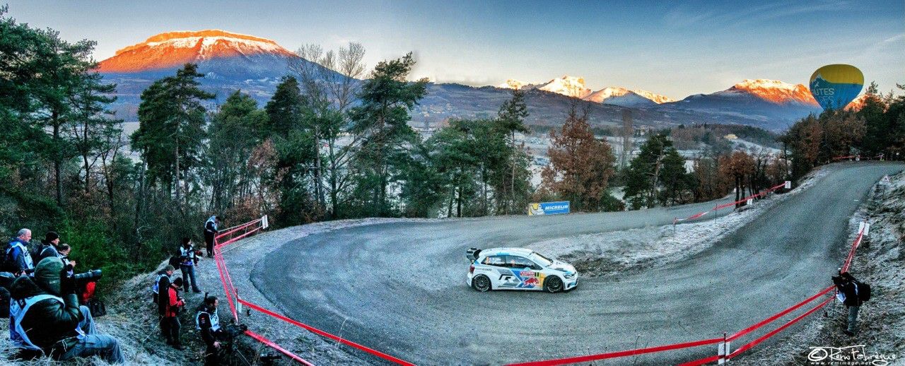 The Monte Carlo Rally in the Southern Alps