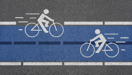 [Translate to English:] Pistes cyclables