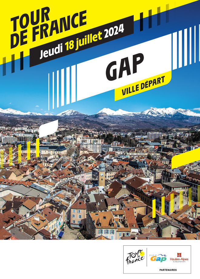 Tour de France - Gap Ville de Départ Le 18 juil 2024